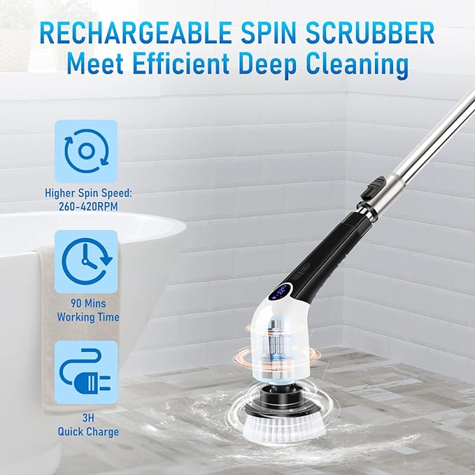 Electric Spinning Scrubber